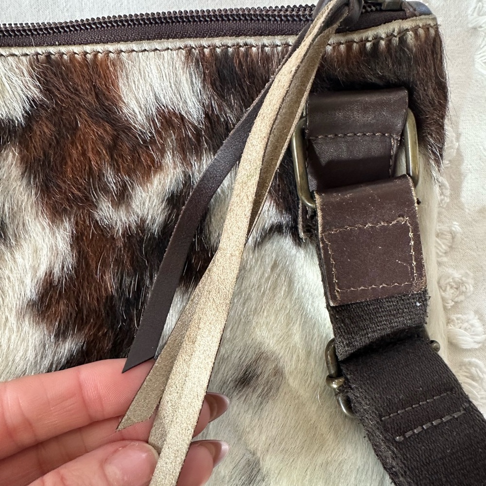 Maurizio Taiuti Genuine Leather Cowhide Bag in Brown - Picture 7 of 10